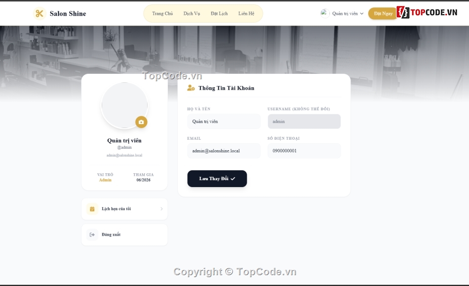 đặt lịch,đặt lịch khám,website đặt lịch